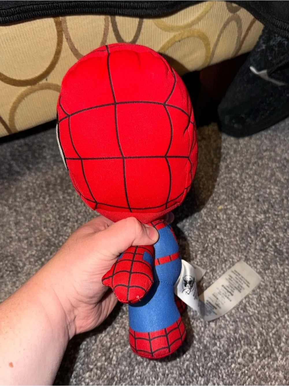 Disney Marvel Spiderman Plush Toy Collectible Used Pre Owned As Is Vietnam Made.